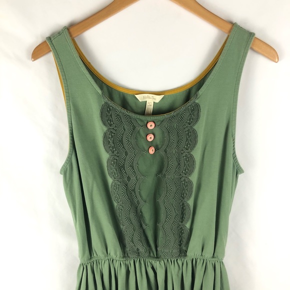 Matilda Jane Dresses & Skirts - Matilda Jane Green Light Rising Camp Layered Dress